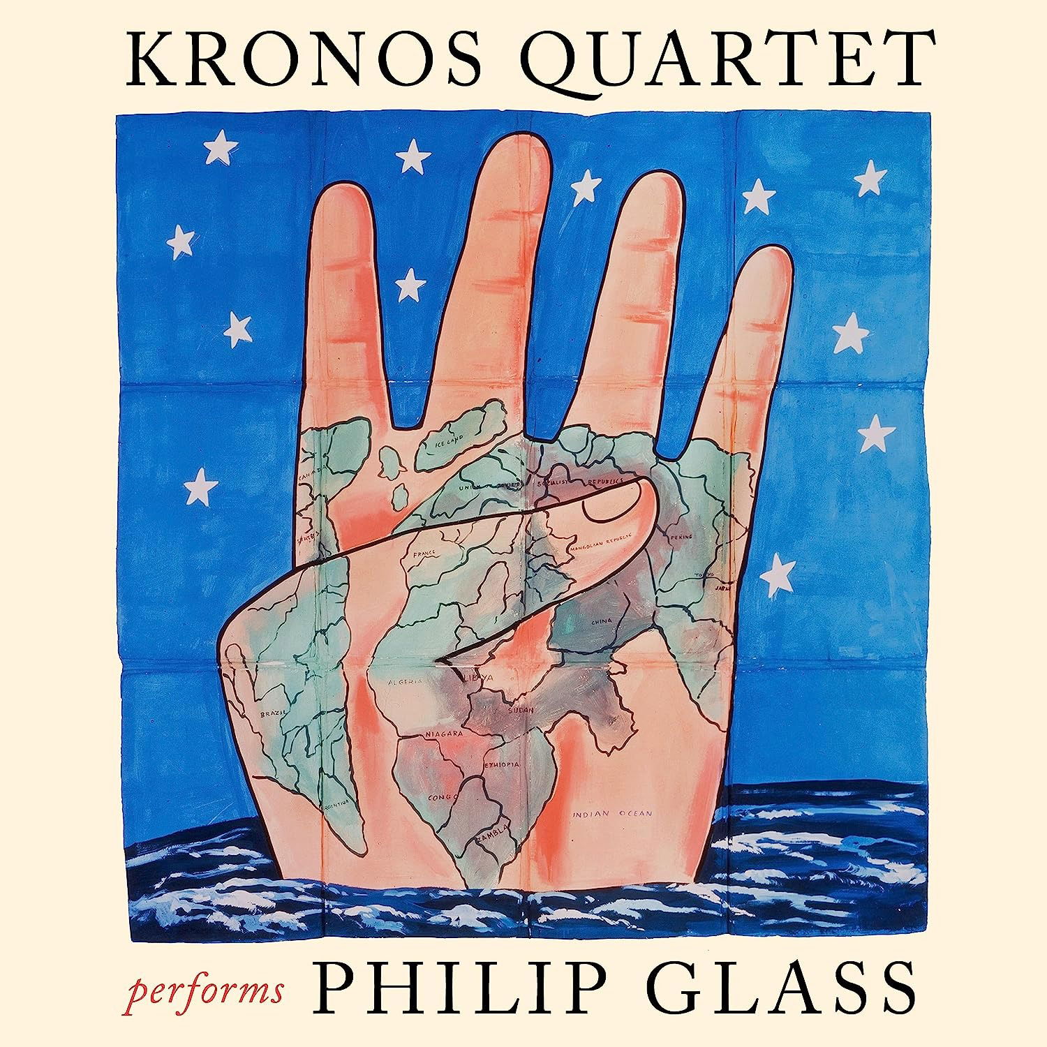 Vinyl Kronos Quartet - KRONOS QUARTET PERFORMS PHILIP GLASS...