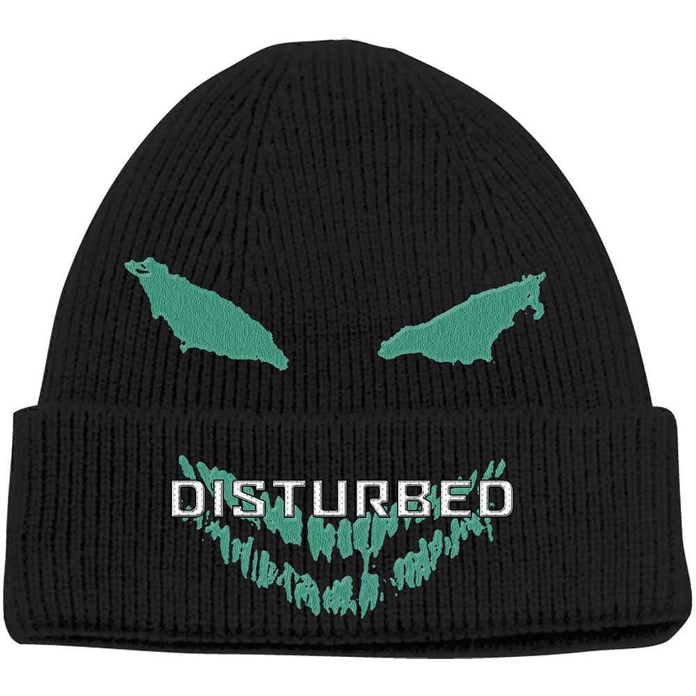 Čapica DISTURBED - Green Face, Unisex,Čierna,Univerzálna