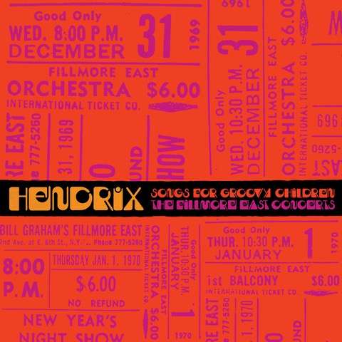 CD Jimi Hendrix - SONGS FOR GROOVY CHILDREN: THE FILLMORE EAST CONCERTS