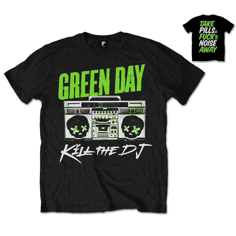 Tričko Green Day - Kill the DJ, Unisex,Čierna,M