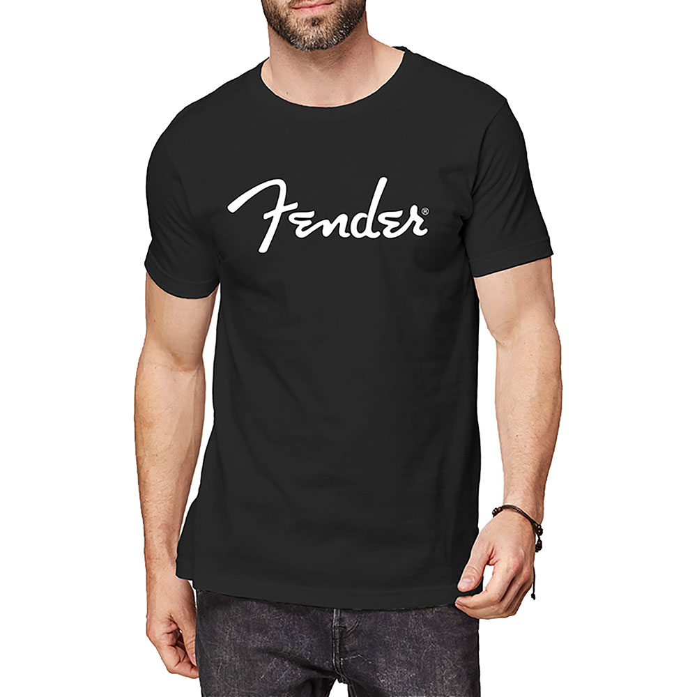 Tričko Fender - Classic Logo, Unisex,Čierna,XXL