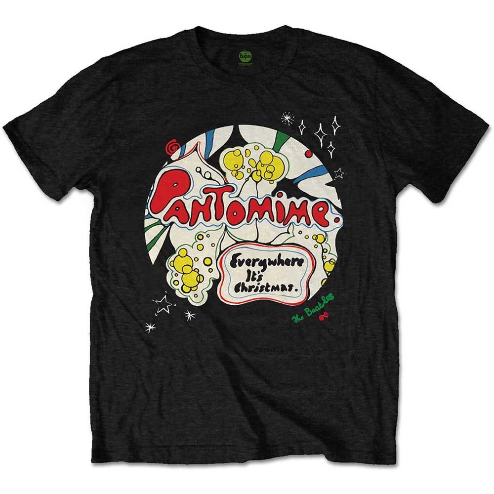 Tričko The Beatles - Pantomine, Unisex,Čierna,L