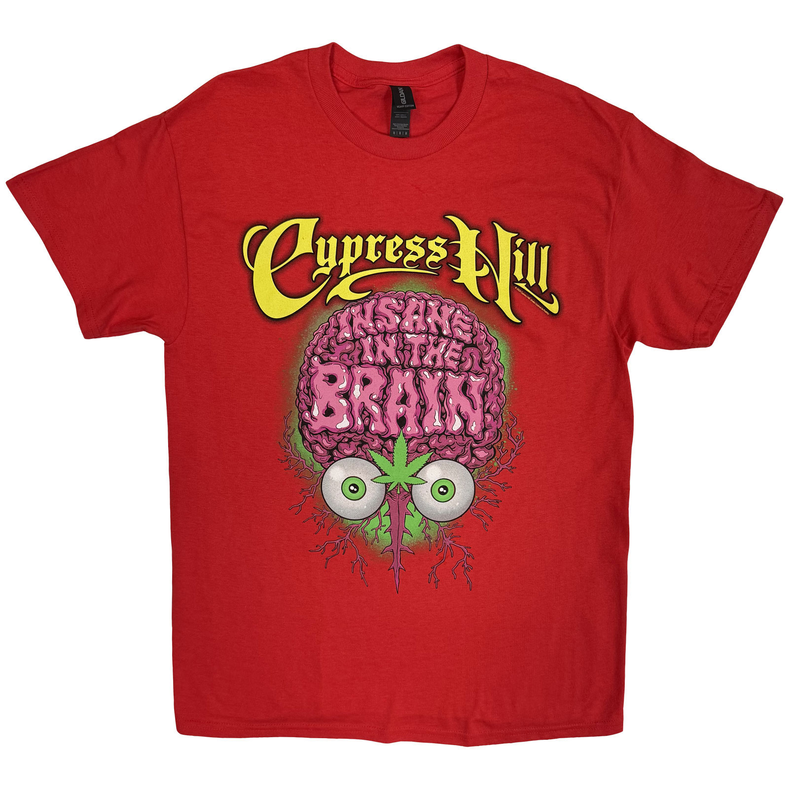 Tričko Cypress Hill - Insane In The Brain, Unisex,Červená,XL