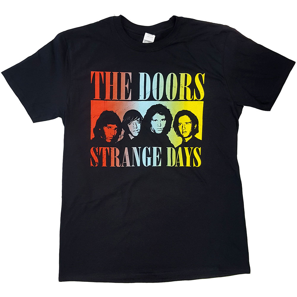 Tričko The Doors - Strange Days, Unisex,Čierna,XXL