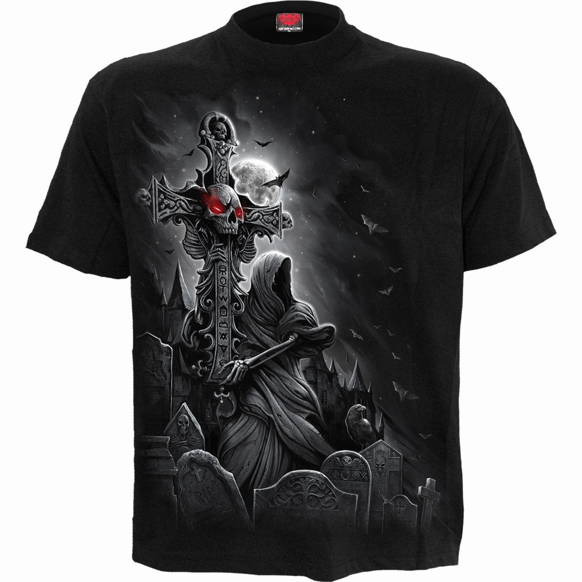 Tričko Spiral Stairs - Grave Walker, Unisex,Čierna,S