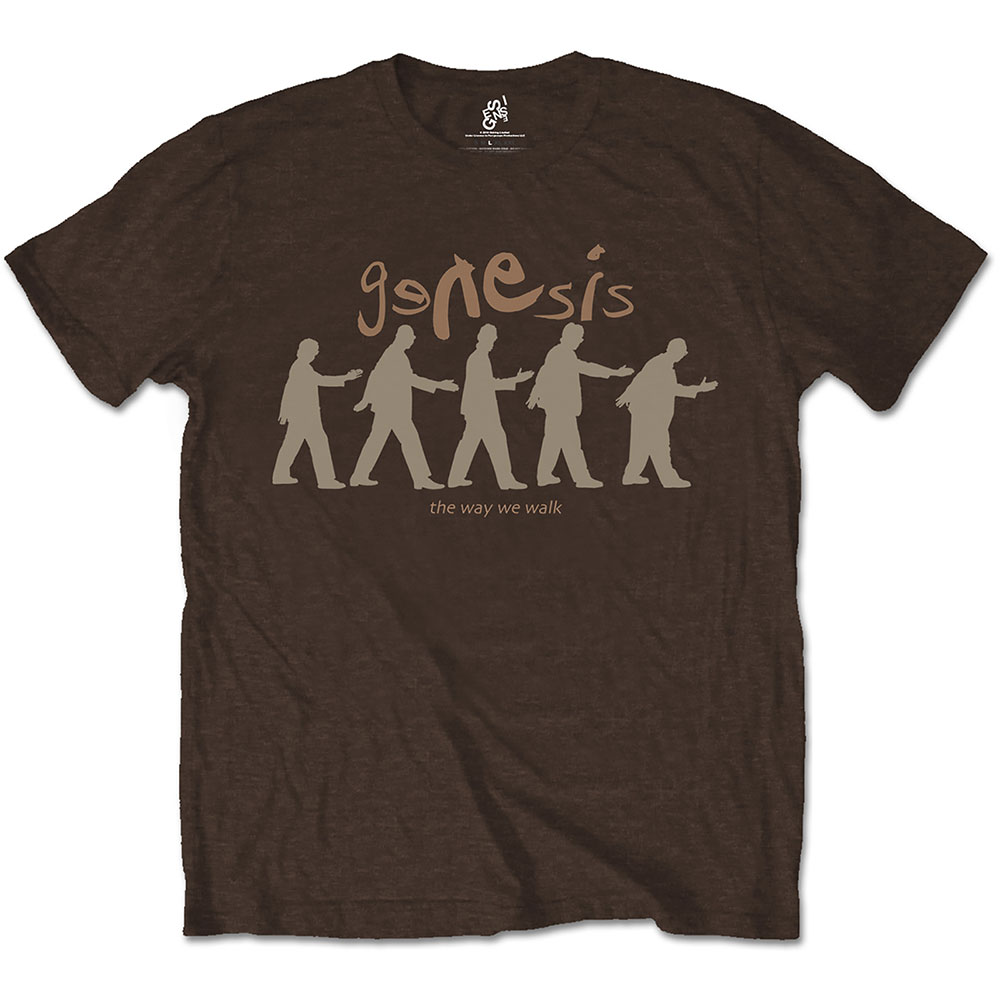 Tričko Genesis - The Way We Walk, Unisex,Hnedá,XXL