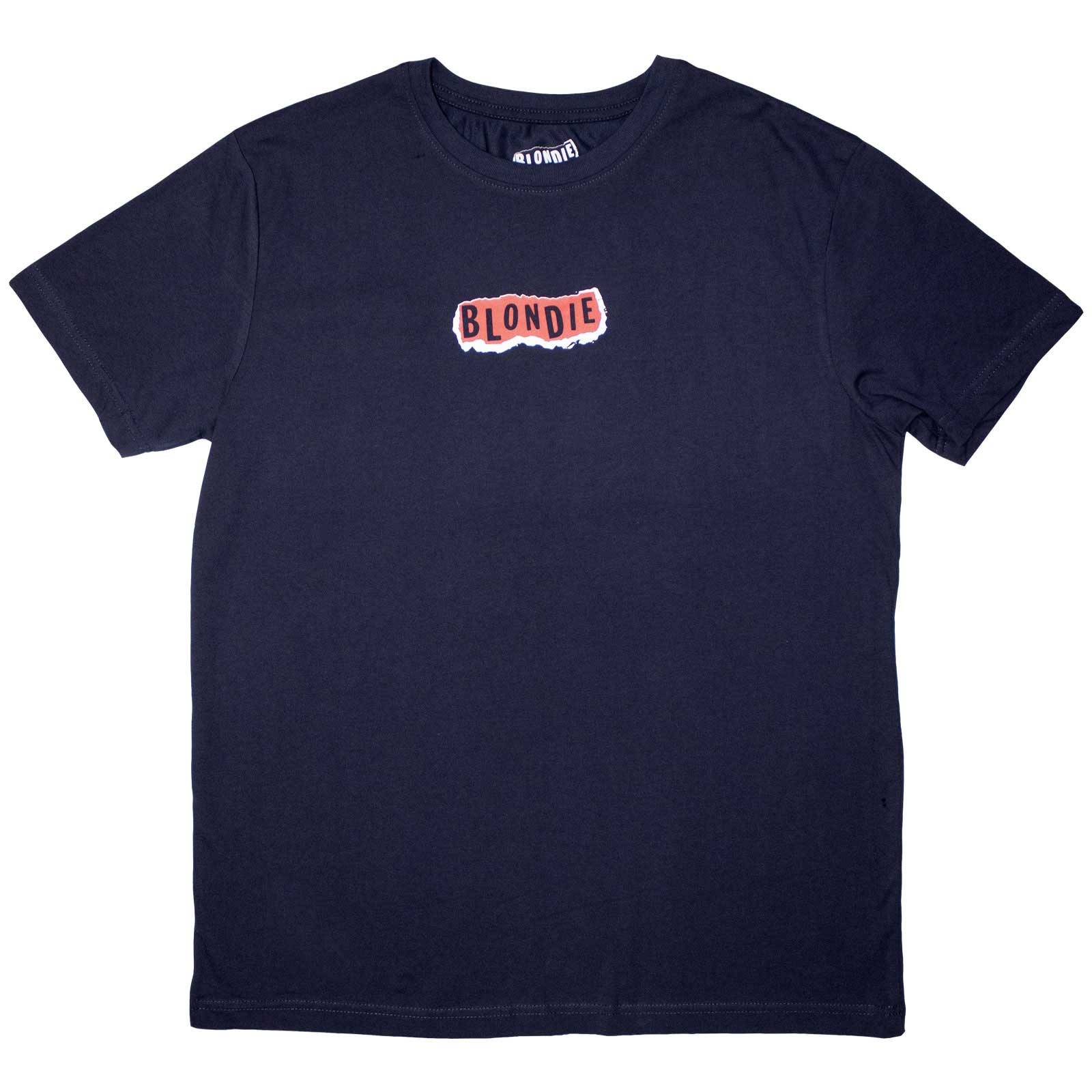 Tričko Blondie - Mini Punk Logo, Unisex,Modrá,XXL