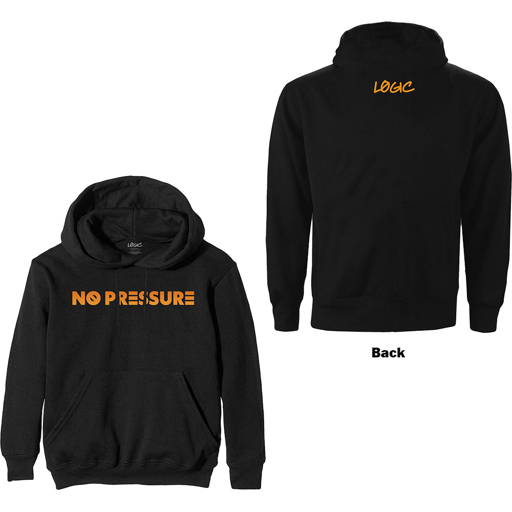 Mikina Logic - No Pressure Gradient, Unisex,Čierna,XXL