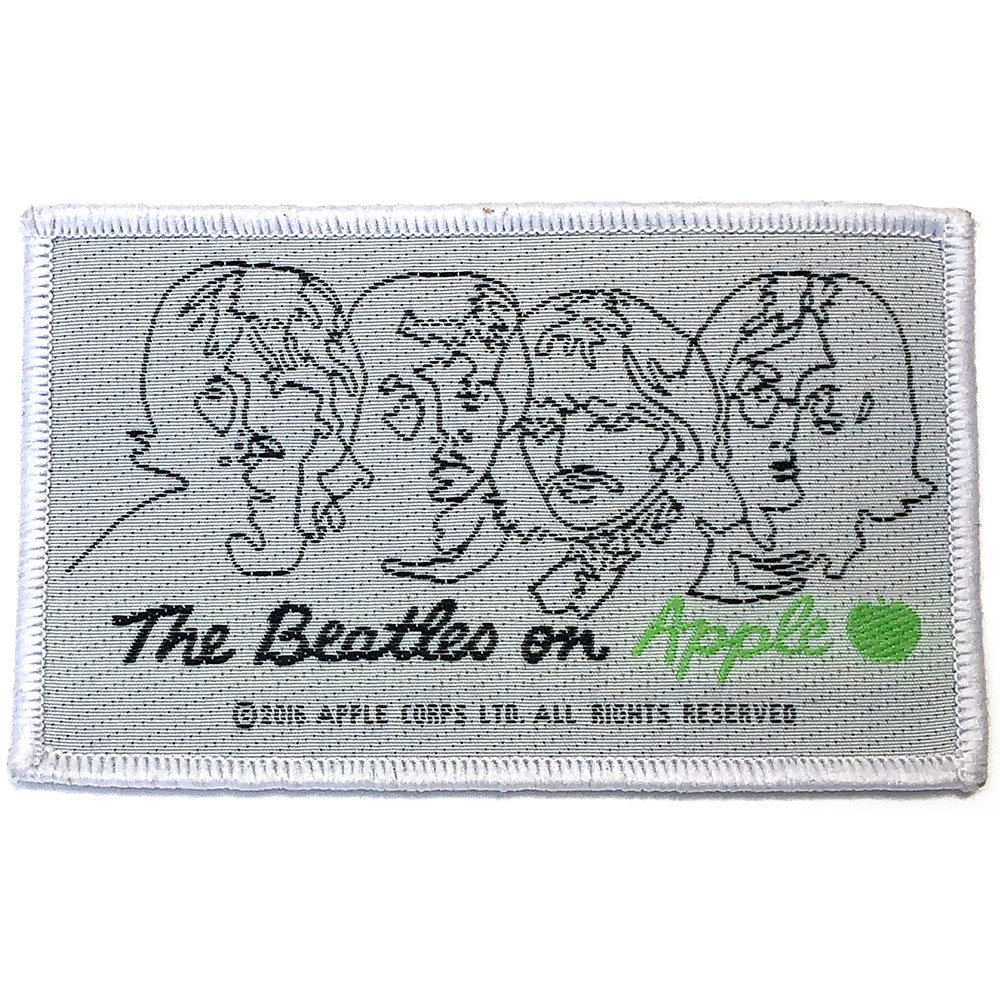 Nažehlovačka The Beatles - On Apple (Black on White)