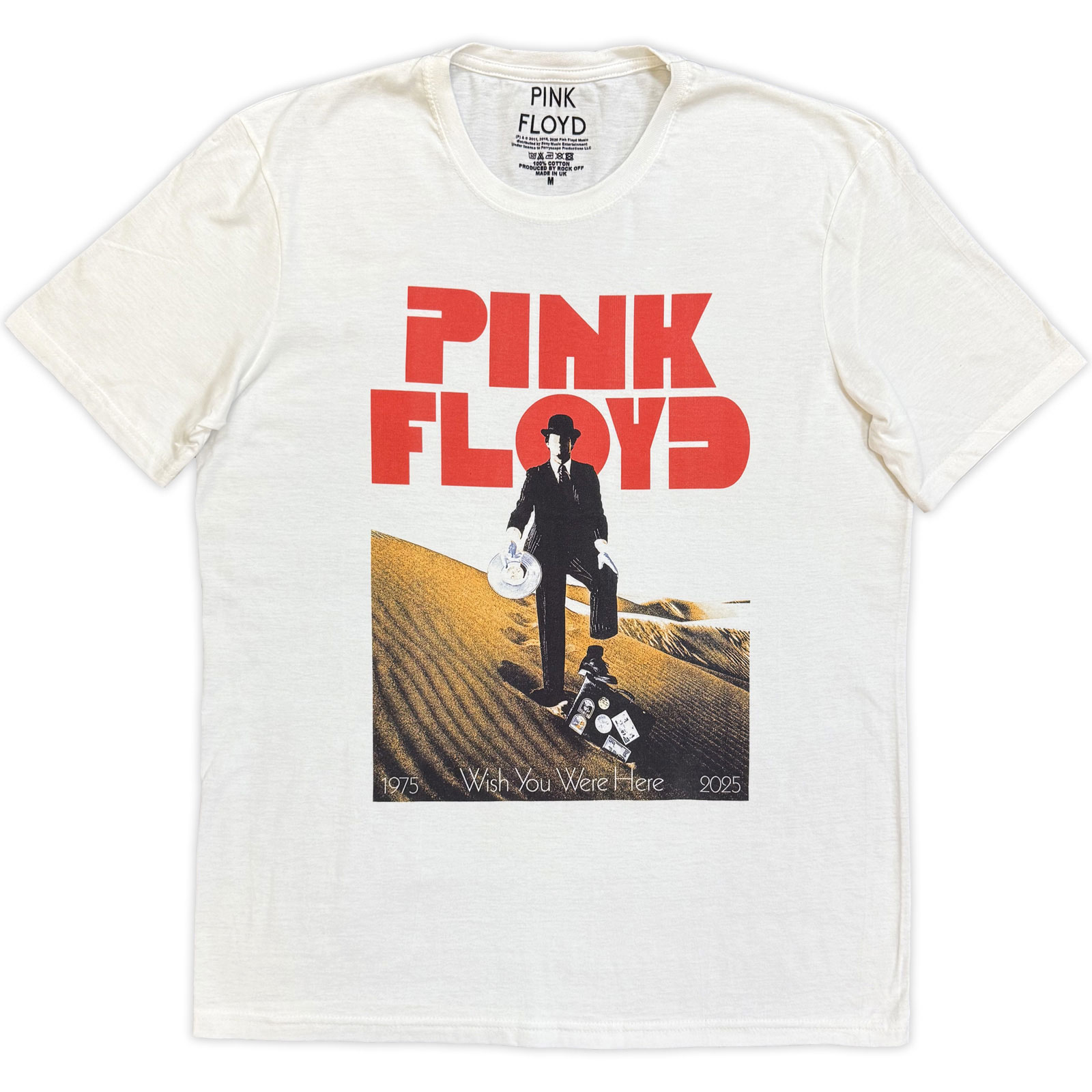 Tričko Pink Floyd - Invisible Man, Unisex,Biela,XXL