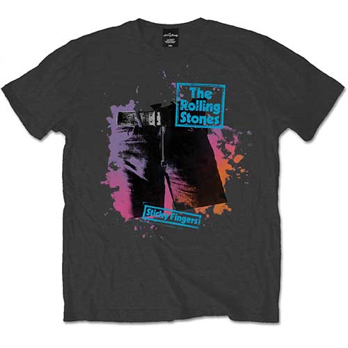 Tričko The Rolling Stones - Sticky Colours, Unisex,Šedá,XXL