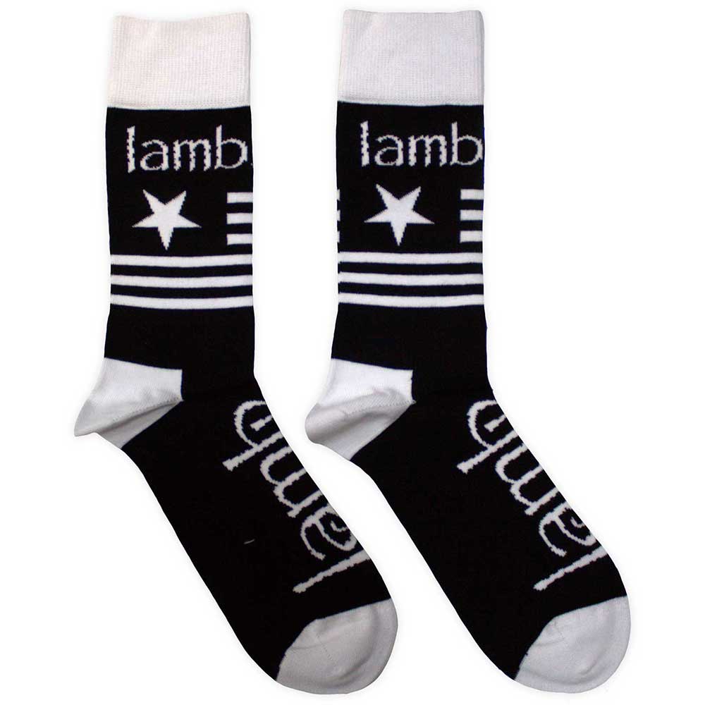 Ponožky Lamb of God - Flag, Unisex,Čierna,UK 7 - 11