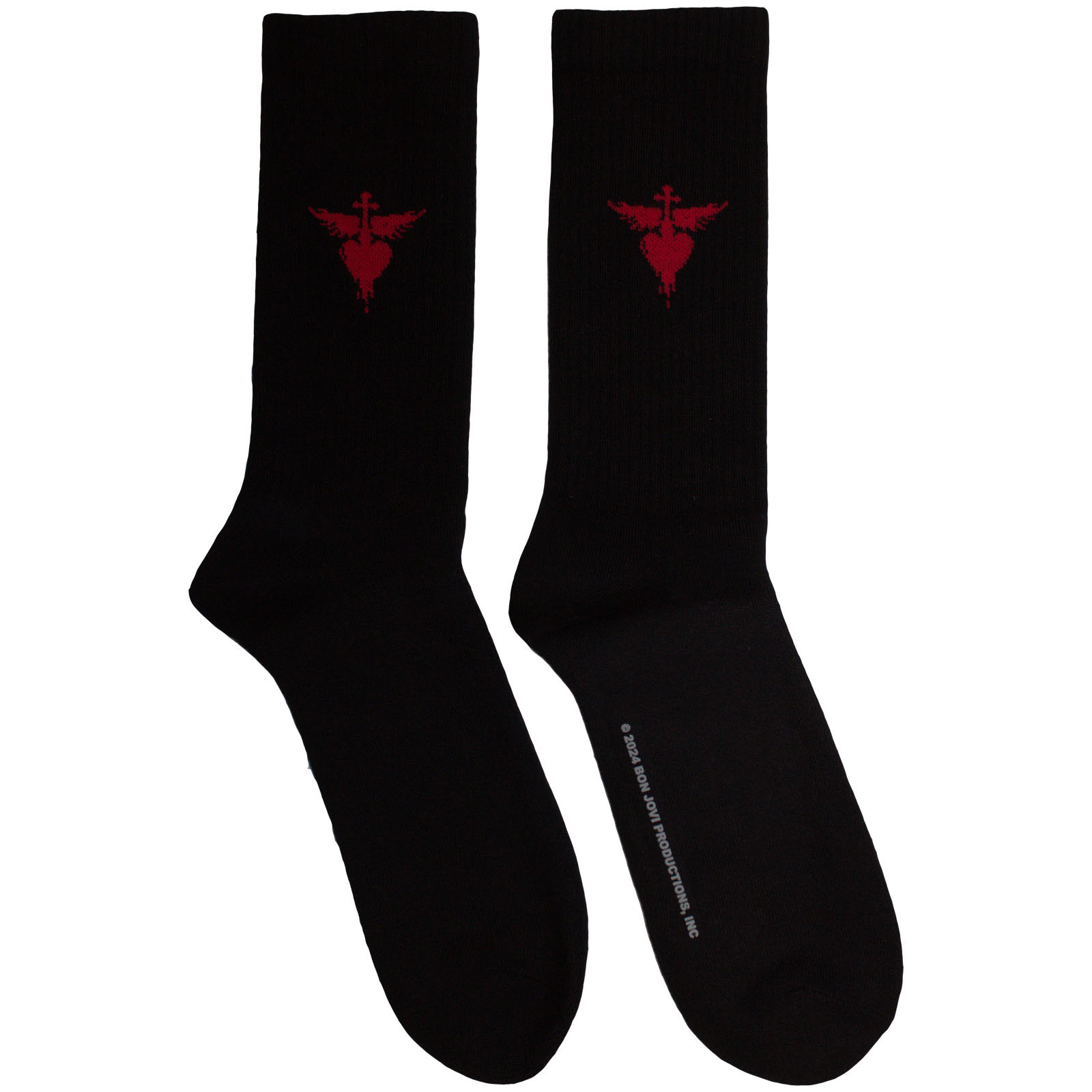 Ponožky Bon Jovi - Dagger Heart, Unisex,Čierna,UK 7 - 11