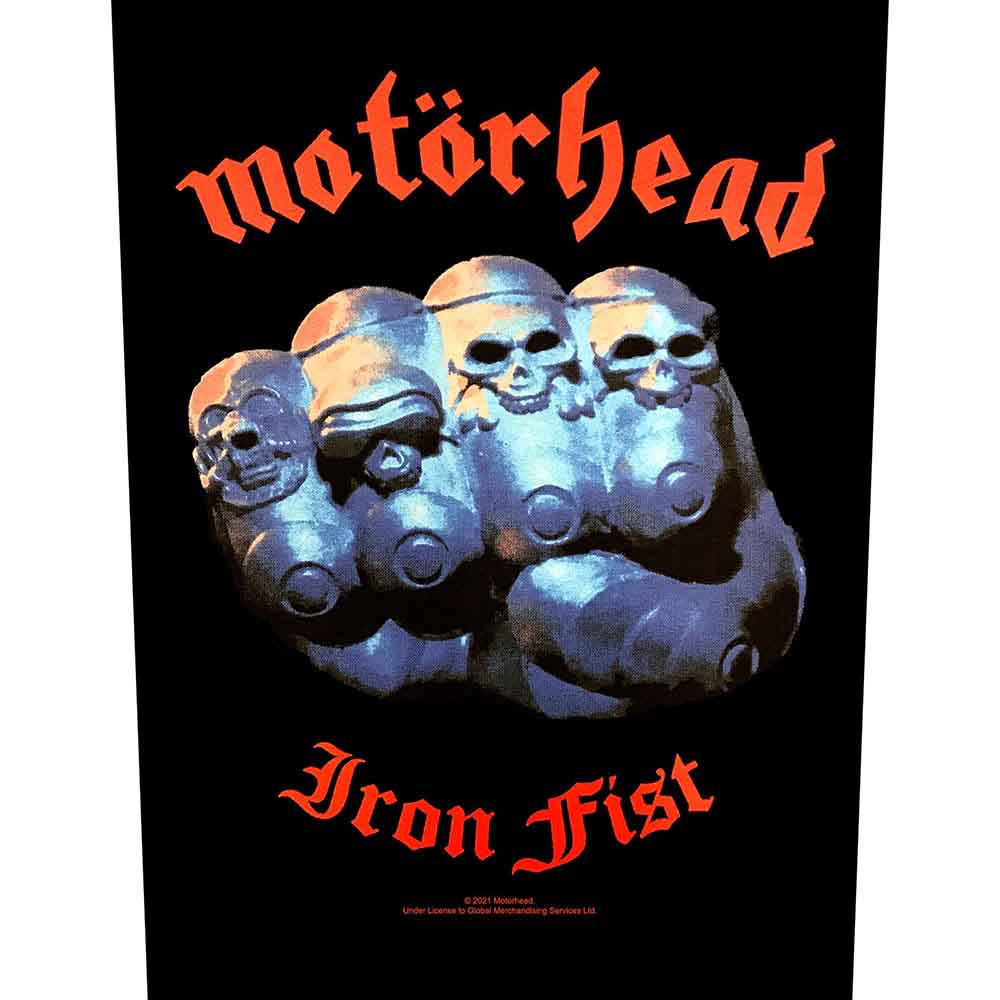 Nažehlovačka Motörhead - Iron Fist 2017