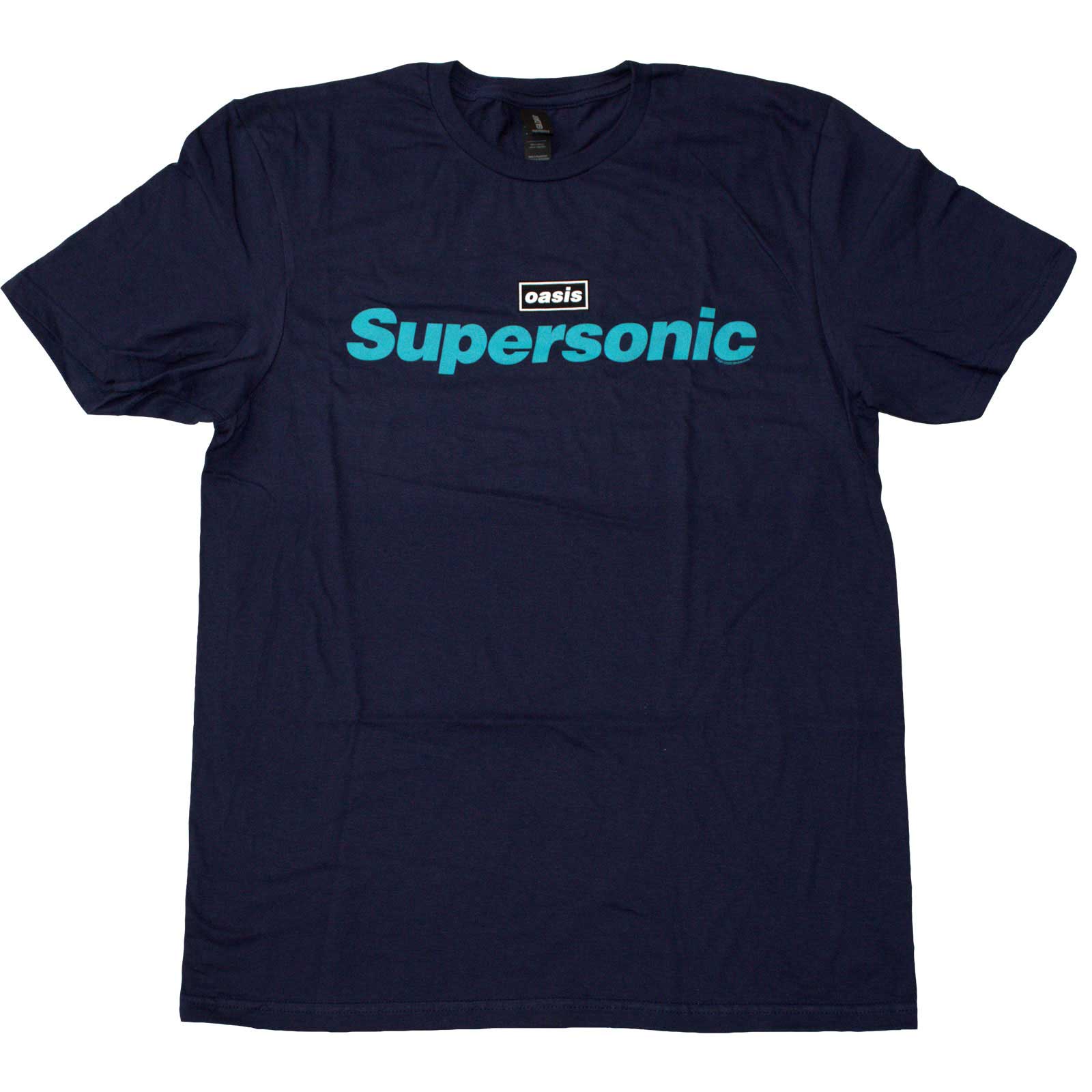 Tričko Oasis - Supersonic Title Colour, Unisex,Modrá,XXL