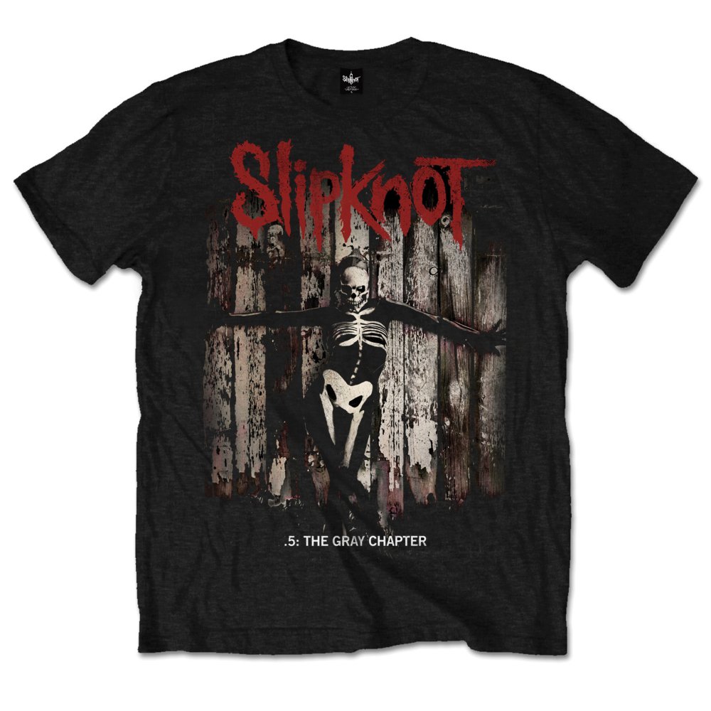 Tričko Slipknot - .5: The Gray Chapter Album, Unisex,Čierna,XXL