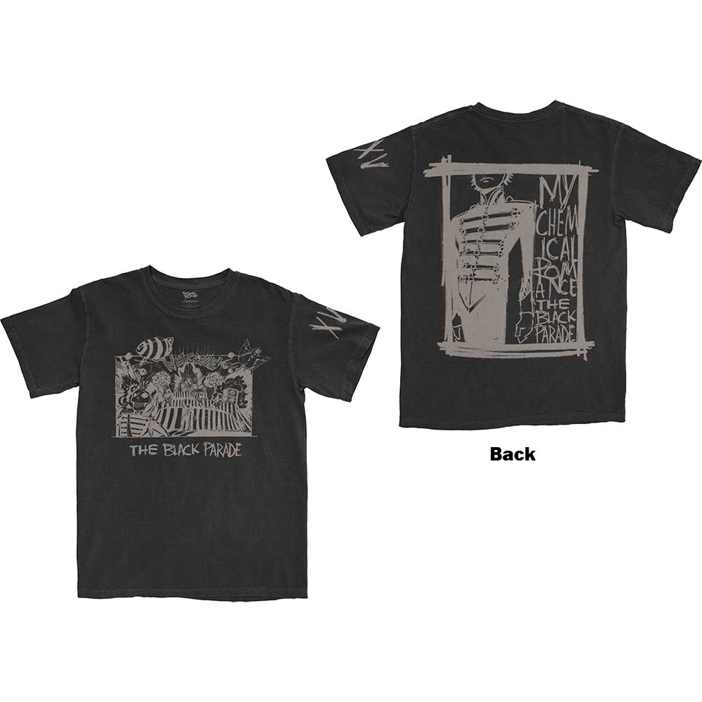 Tričko My Chemical Romance - XV Marching Frame, Unisex,Čierna,XXL