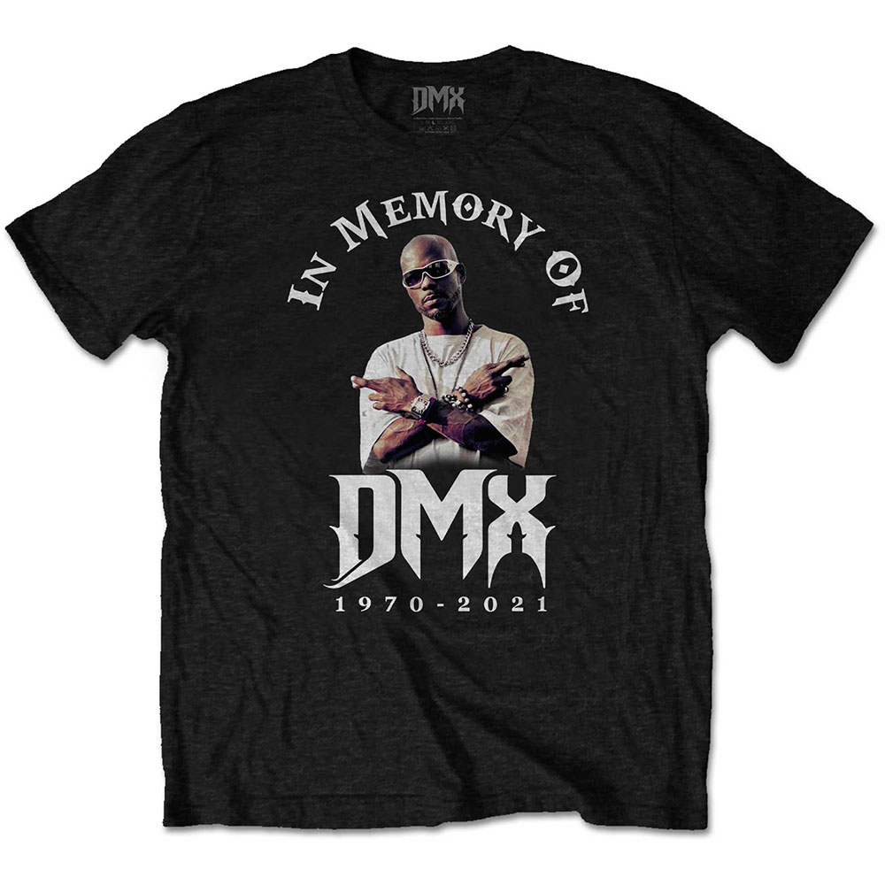 Tričko DMX - In Memory, Unisex,Čierna,XXL