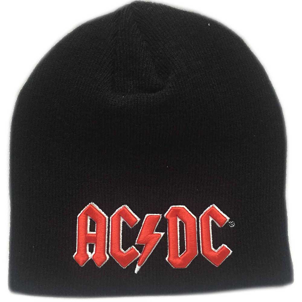 Čapica AC/DC - Red 3D Logo, Unisex,Čierna,Univerzálna