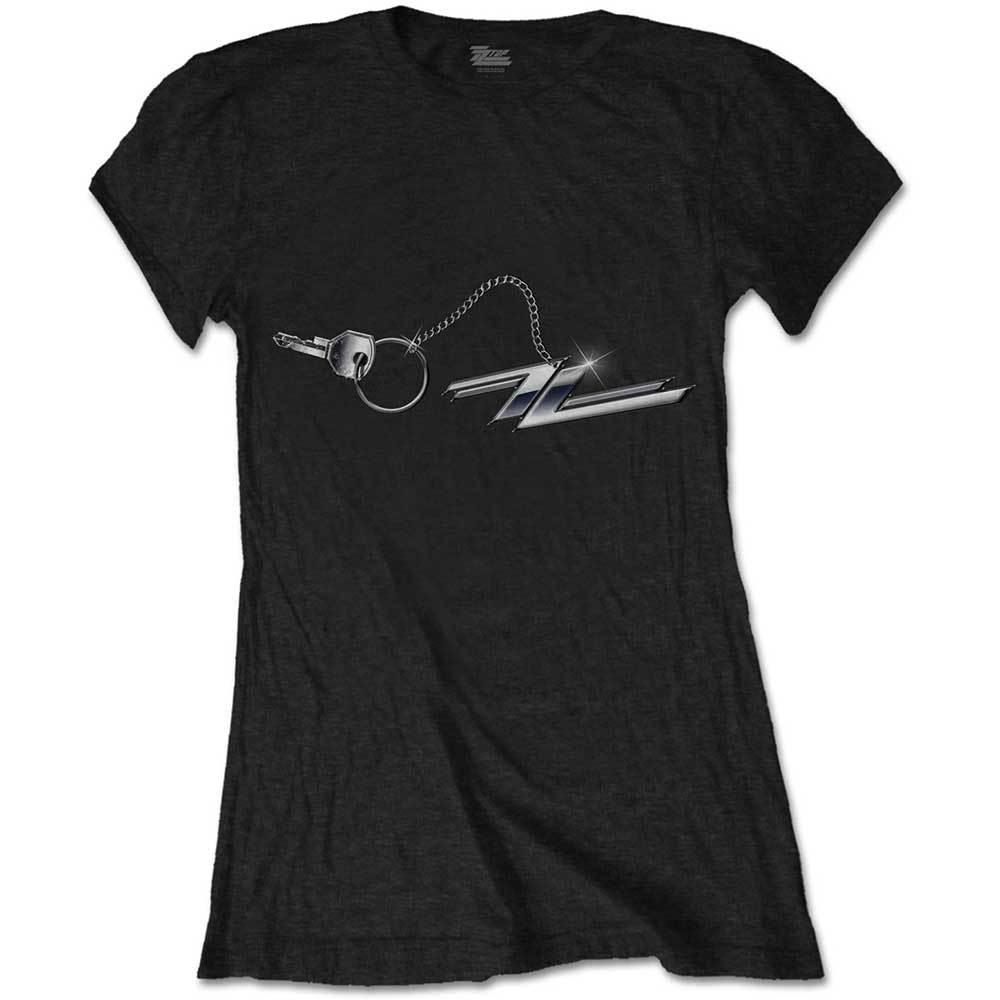 Tričko ZZ Top - Hot Rod Keychain, Žena,Čierna,L
