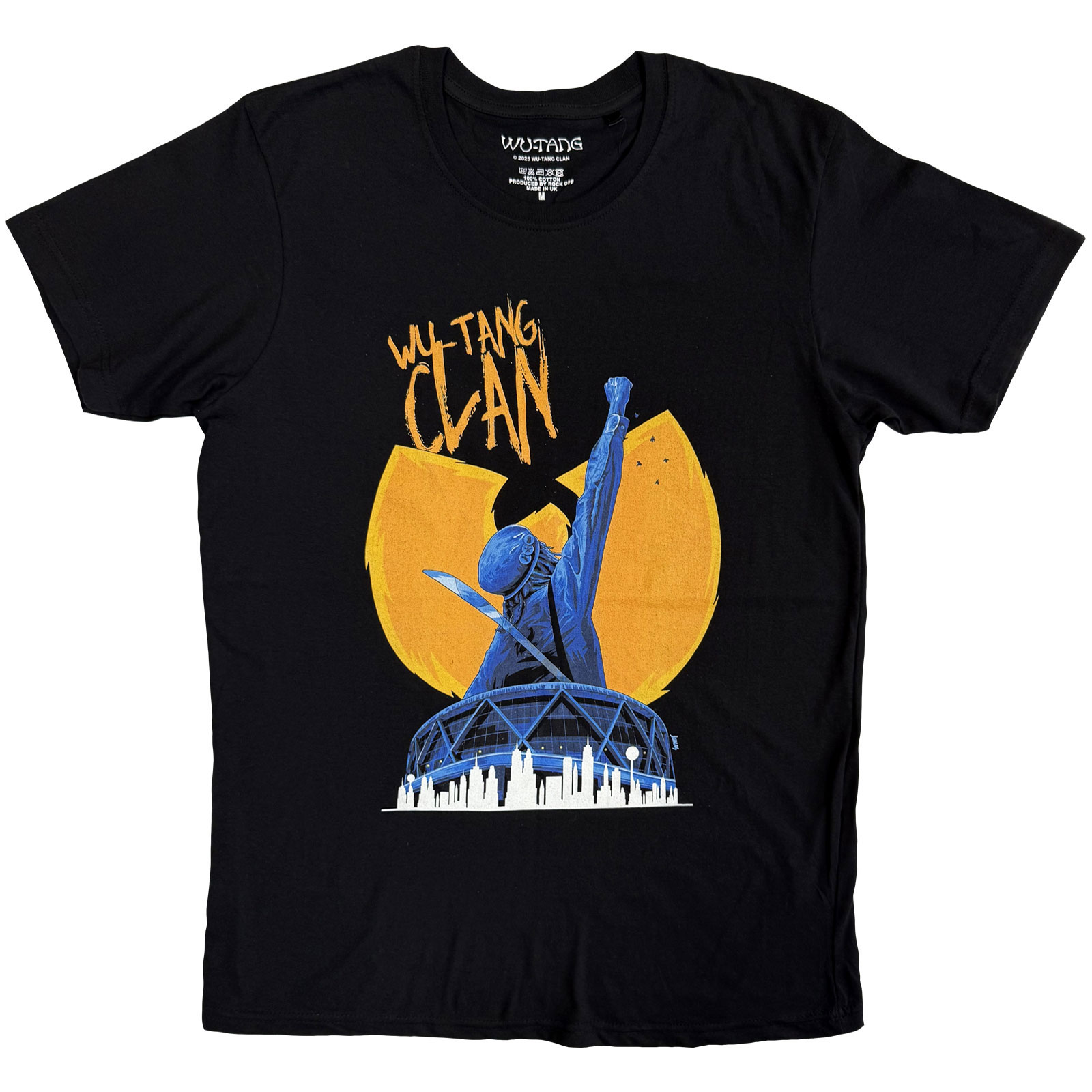 Tričko Wu-Tang Clan - Power, Unisex,Čierna,XXL