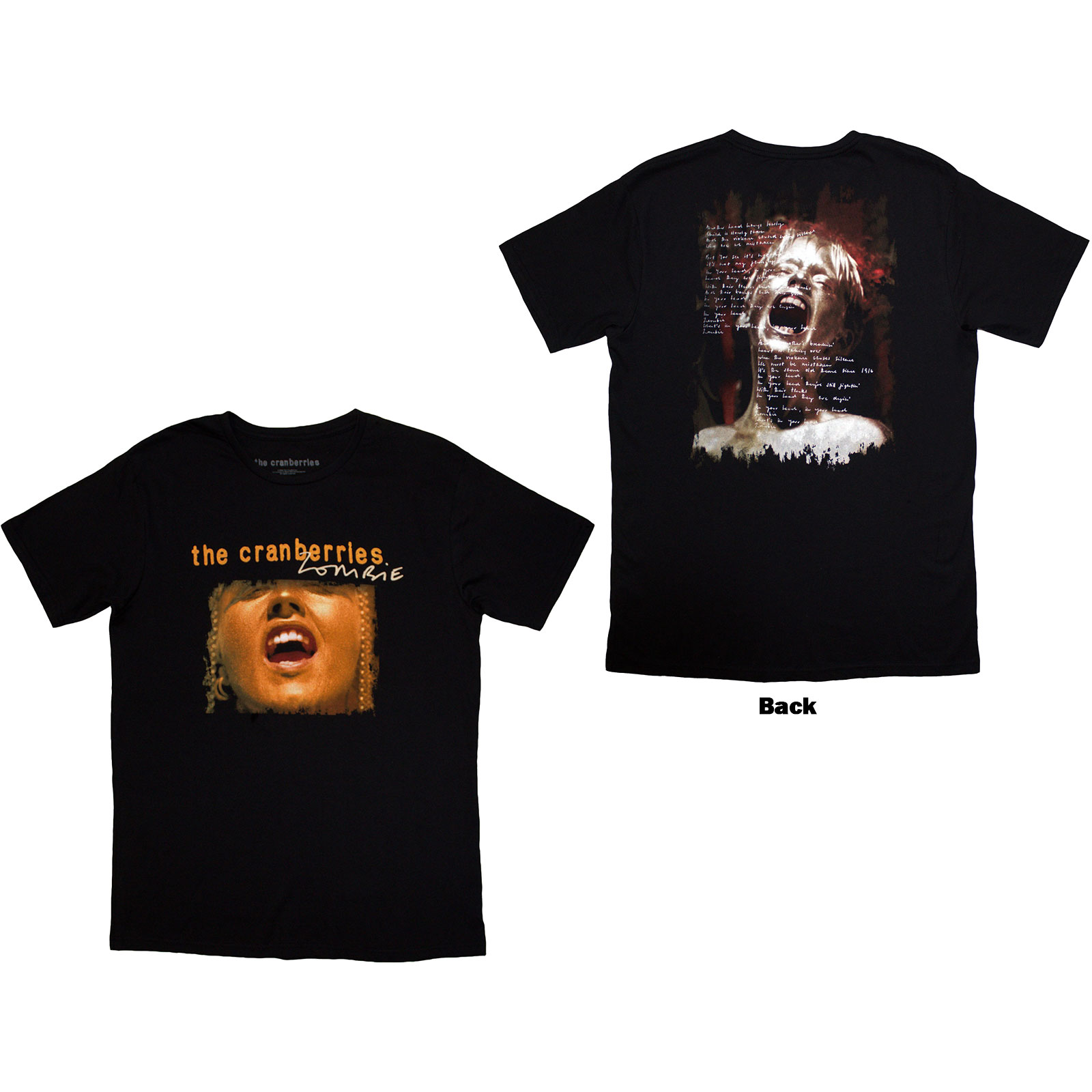 Tričko The Cranberries - Zombie Dolores, Unisex,Čierna,XXL