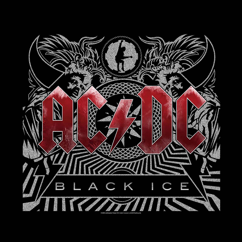 Šatka AC/DC - Black Ice, Unisex,Čierna,Univerzálna
