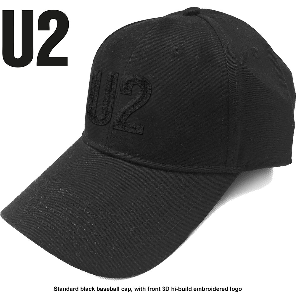 Šiltovka U2 - Logo, Unisex,Čierna,Univerzálna