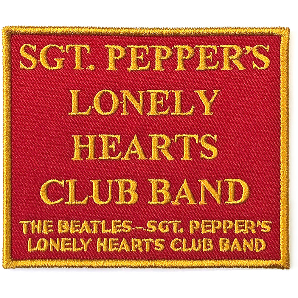 Nažehlovačka The Beatles - Sgt. Pepper's….Red
