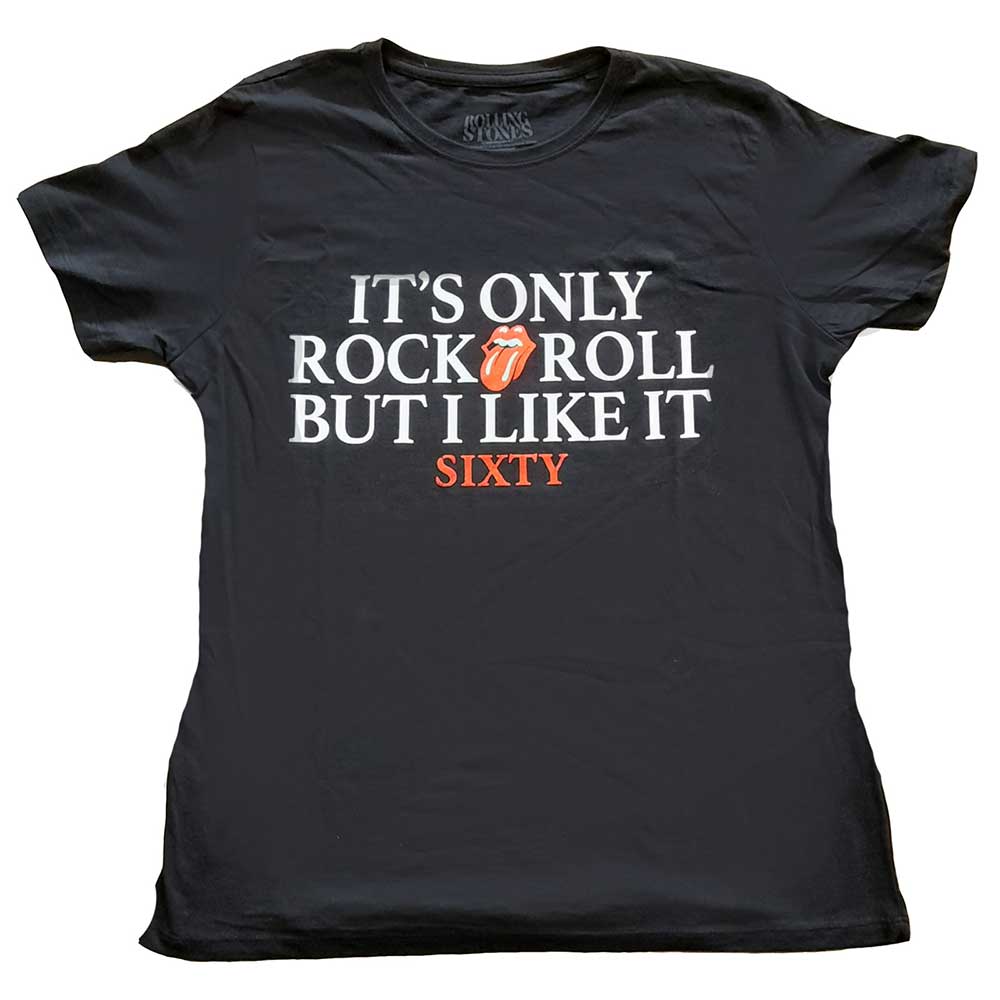 Tričko The Rolling Stones - Sixty It's only R&R but I like it, Žena,Čierna,4XL