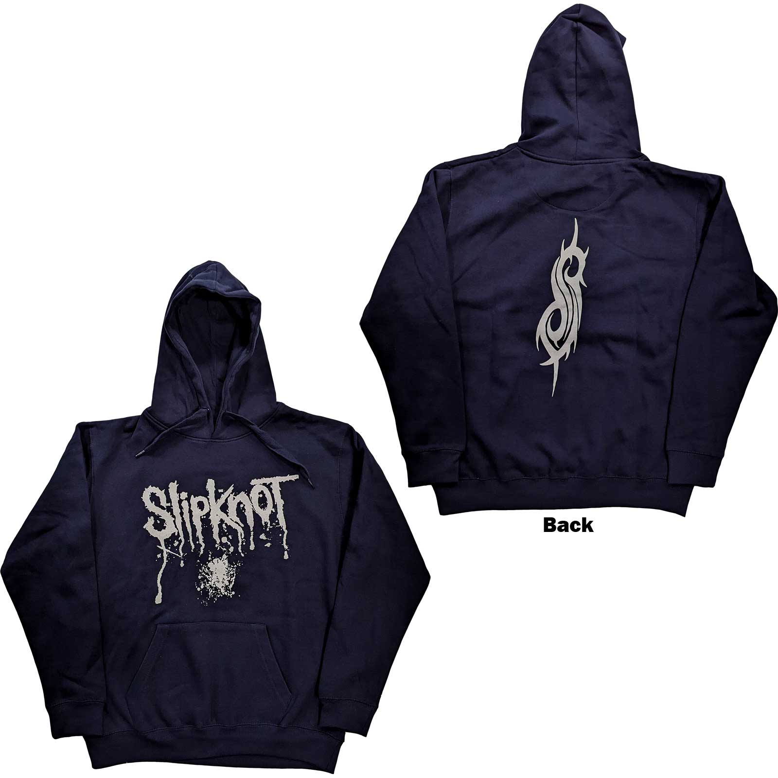 Mikina Slipknot - Splatter, Unisex,Modrá,XXL