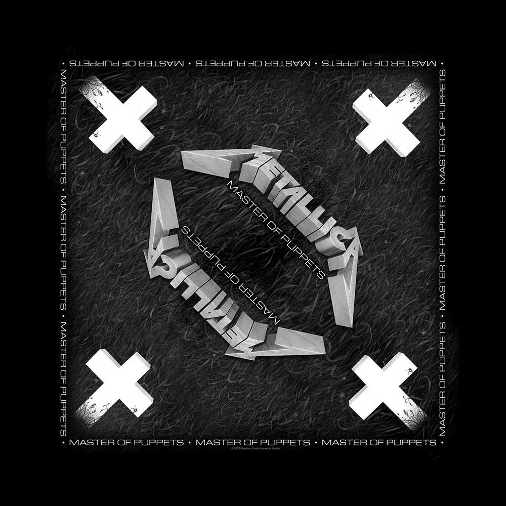 Šatka Metallica - Master of Puppets, Unisex,Čierna,Univerzálna