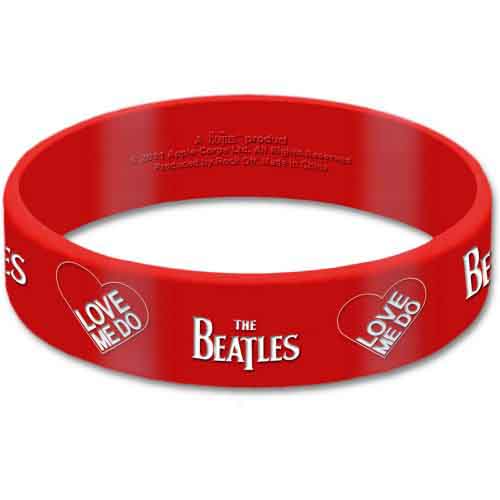 Náramok The Beatles - Love Me Do, Červená,Univerzálna