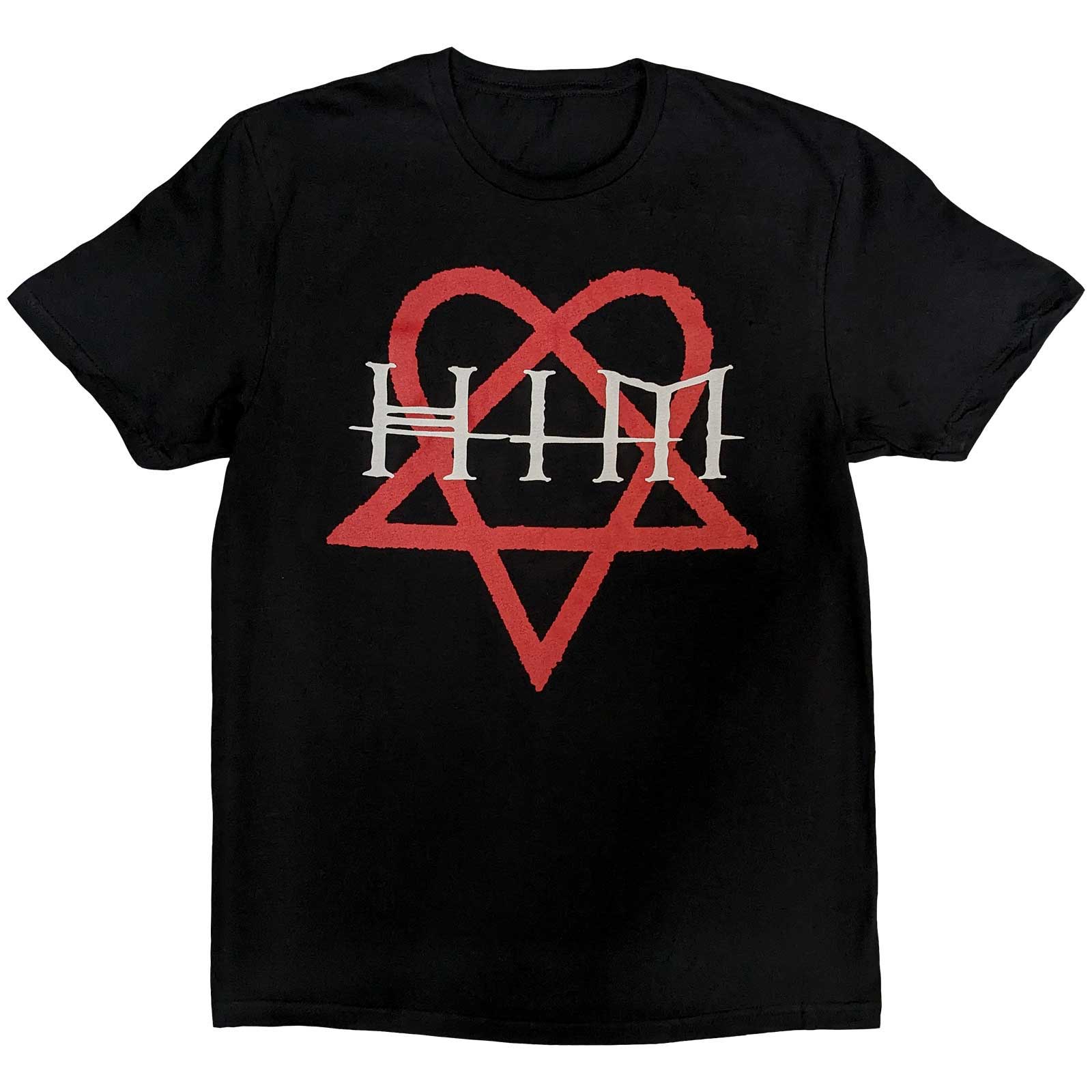 Tričko HIM - Heartagram, Unisex,Čierna,XL