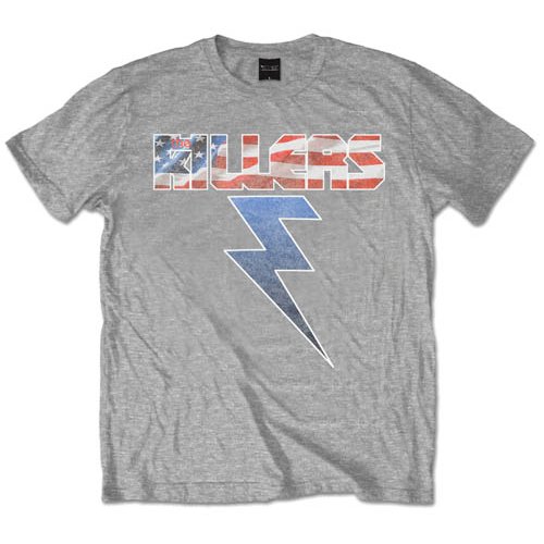 Tričko The Killers - Bolt, Unisex,Šedá,XXL