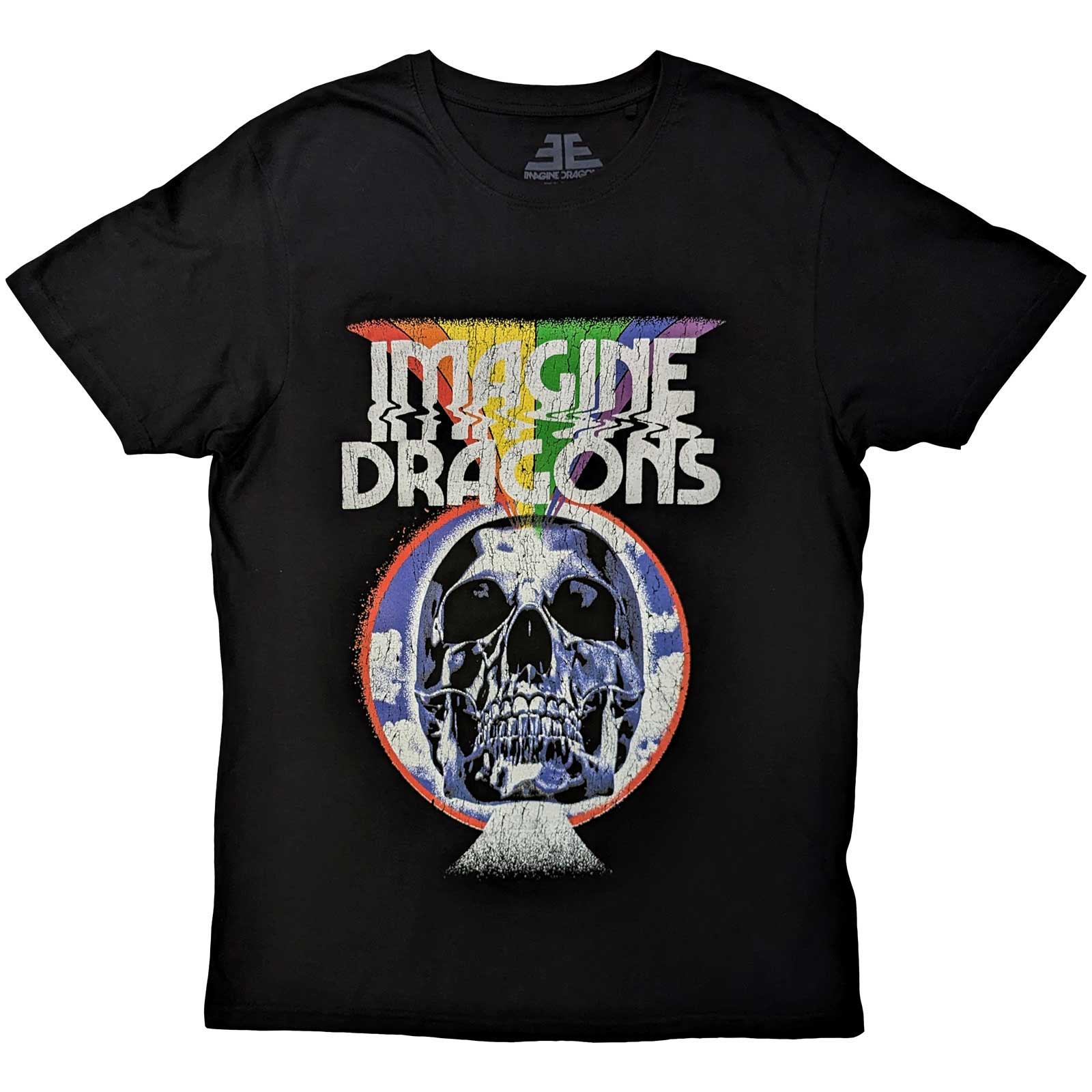 Tričko Imagine Dragons - Skull, Unisex,Čierna,XXL