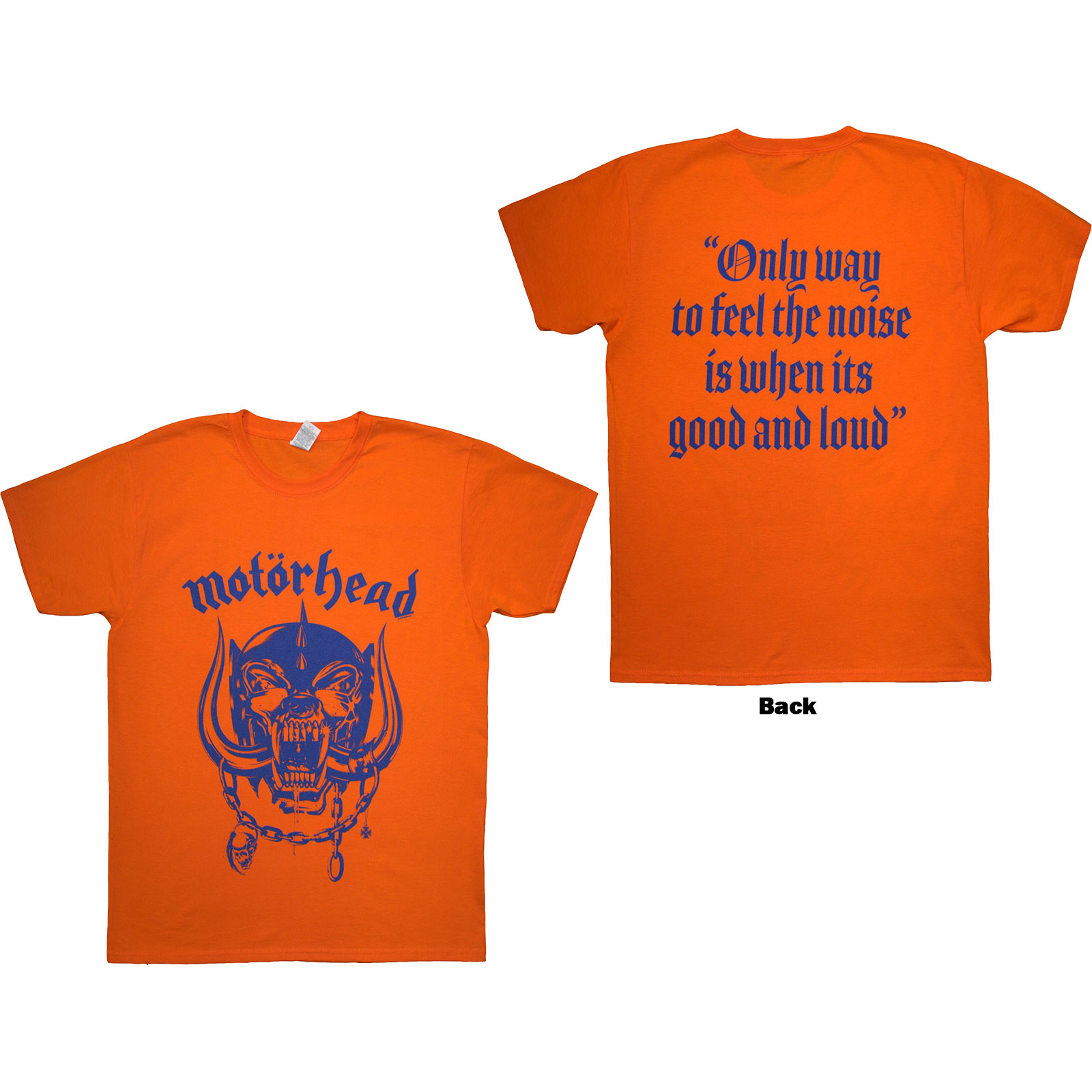 Tričko Motörhead - Good & Loud, Unisex,Oranžová,XXL