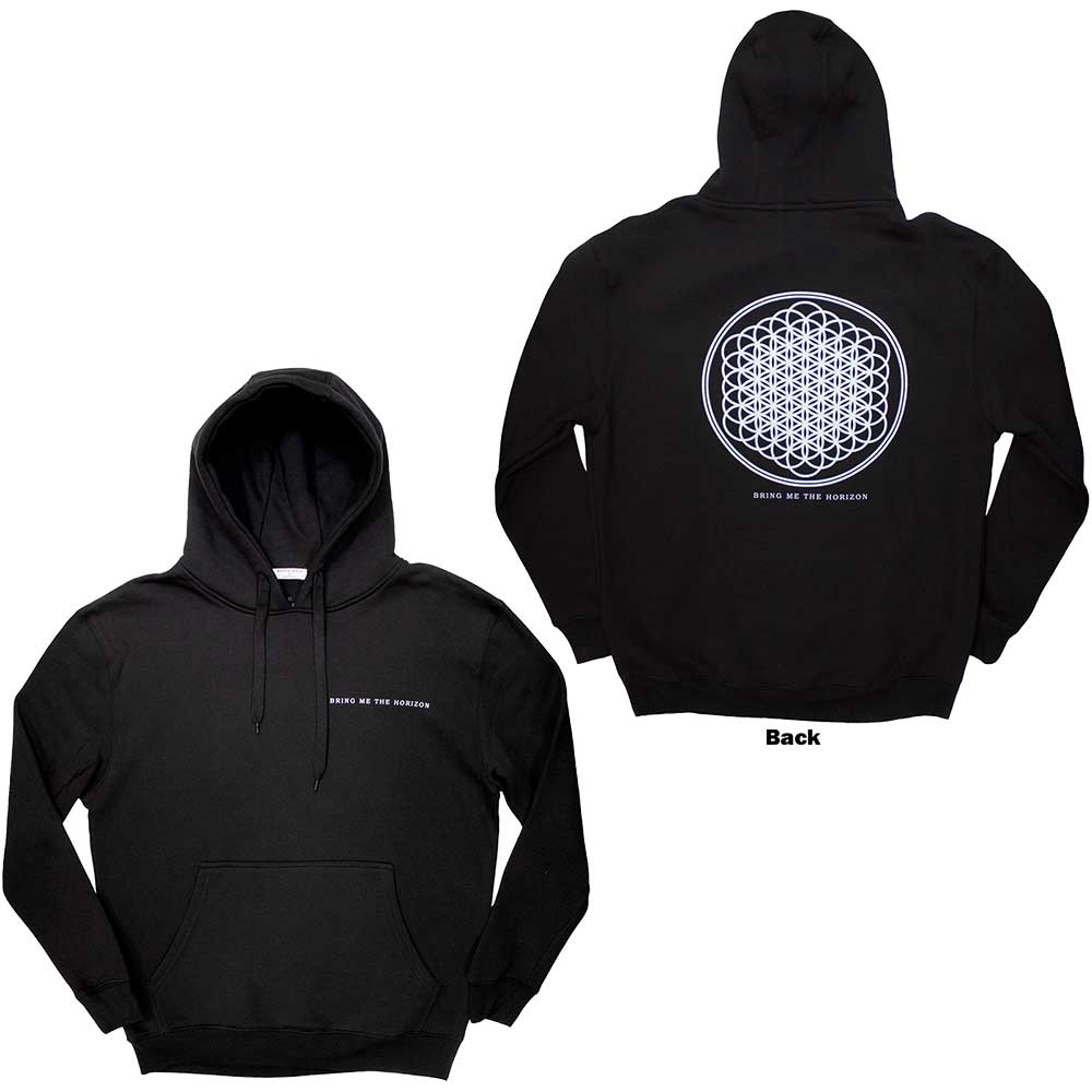 Mikina Bring me the horizon - Flower of Life, Unisex,Čierna,XXL