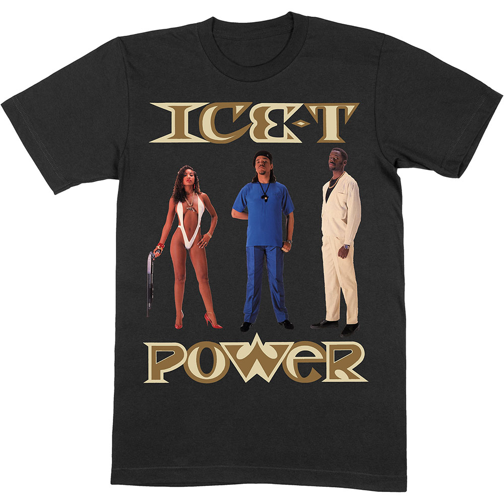 Tričko Ice-T - Power, Unisex,Čierna,XXL