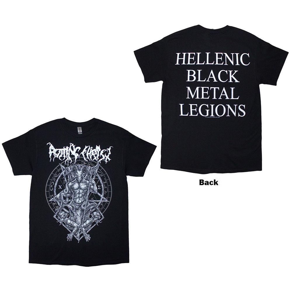 Tričko Rotting Christ - Hellenic Black Metal Legions, Unisex,Čierna,XXL