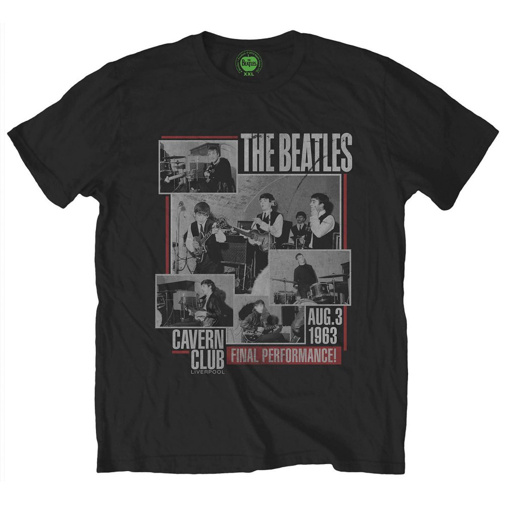 Tričko The Beatles - Final Performance, Unisex,Čierna,XXL