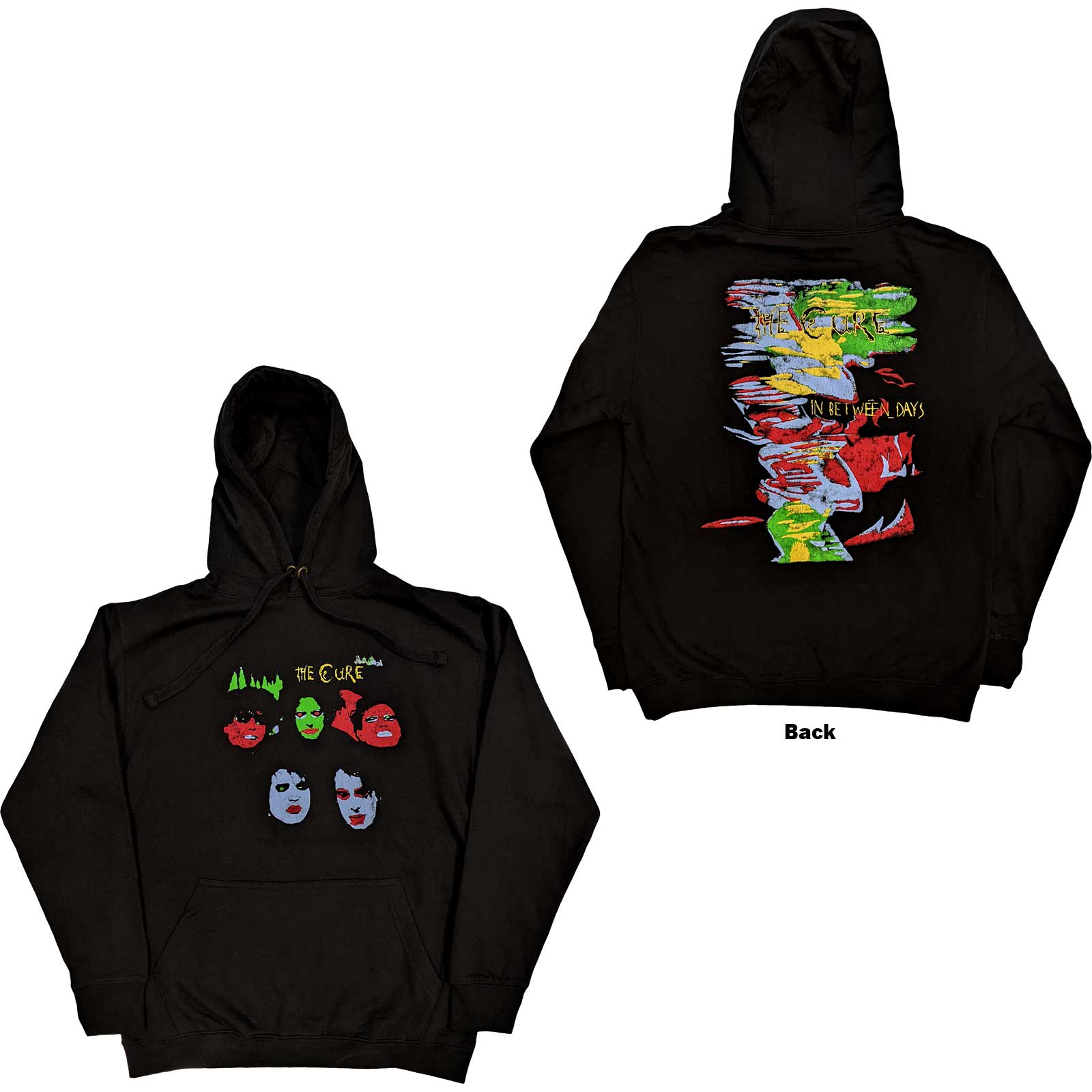 Mikina The Cure - In Between Days, Unisex,Čierna,XXL