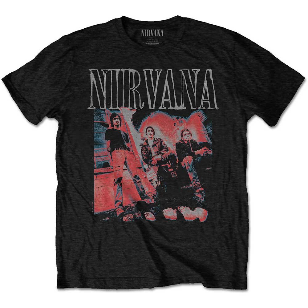 Tričko Nirvana - Kris Standing, Unisex,Čierna,XXL