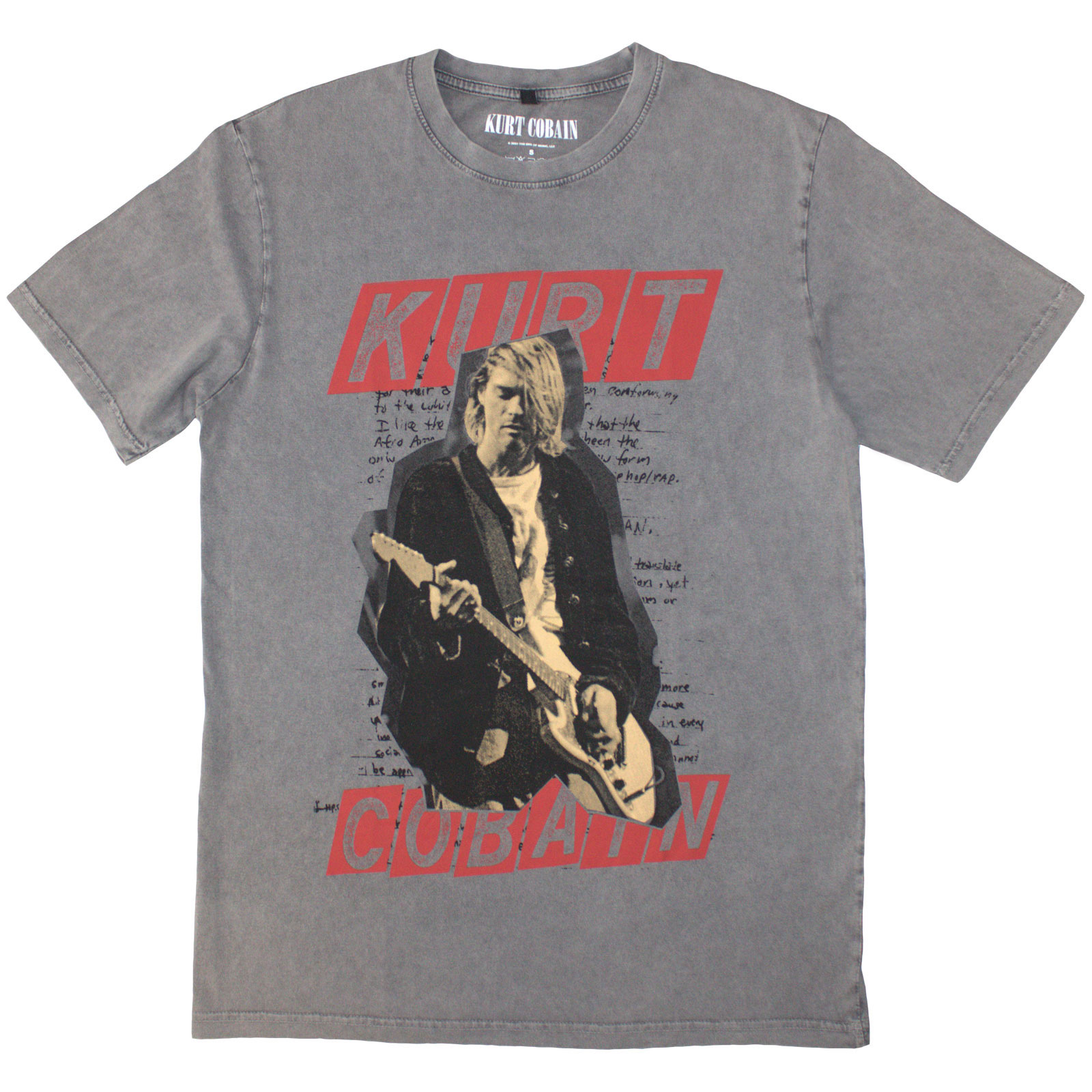 Tričko Kurt Cobain - Collage, Unisex,Šedá,XXL