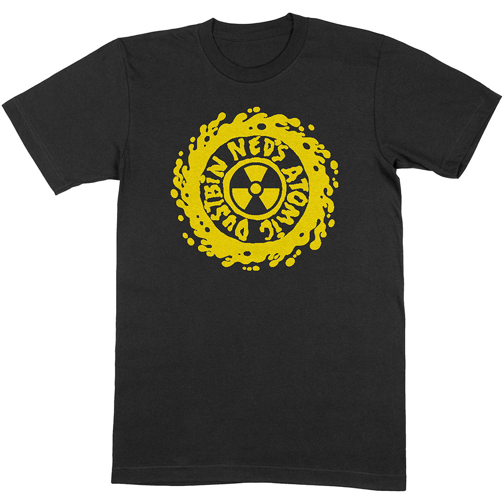 Tričko Ned's Atomic Dustbin - Yellow Classic Logo, Unisex,Čierna,XXL