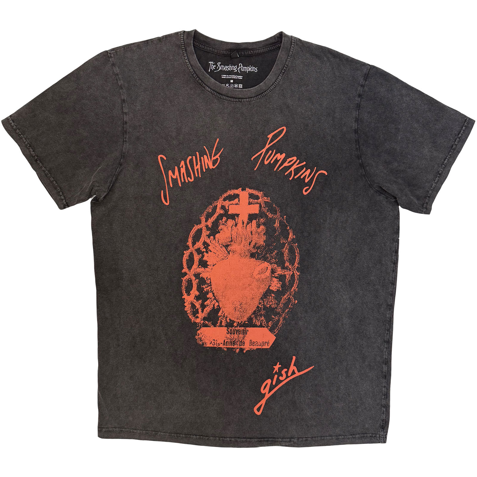 Tričko The Smashing Pumpkins - Sacred Heart, Unisex,Šedá,XXL