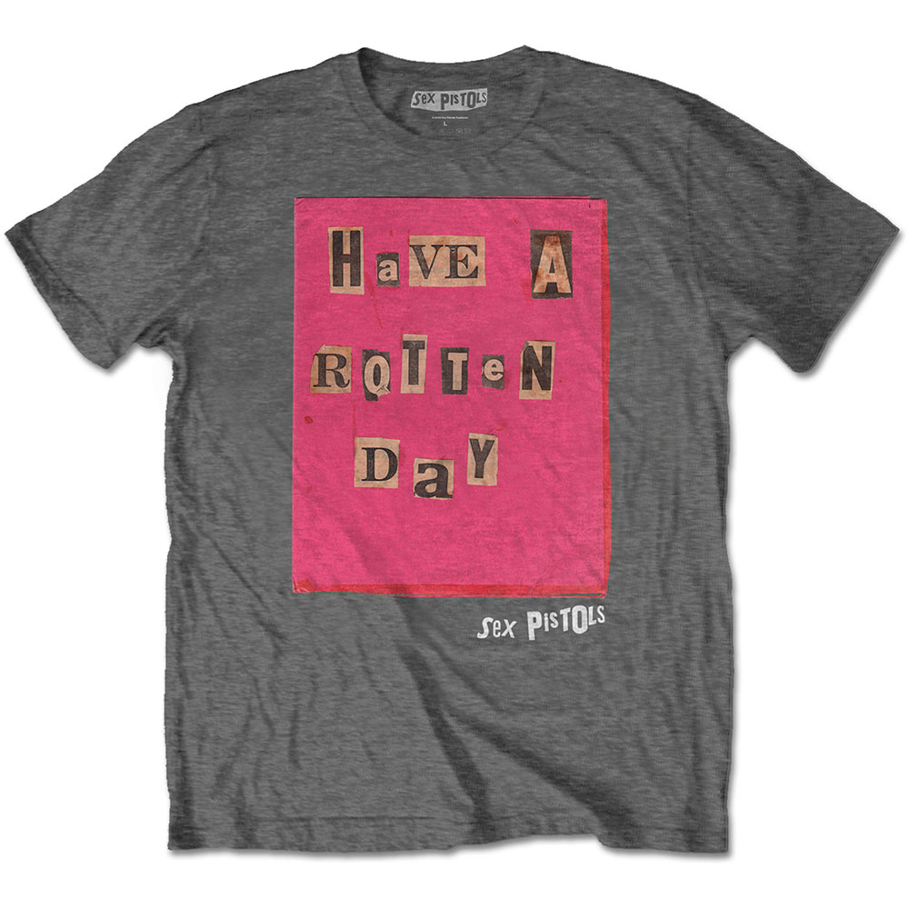 Tričko Sex Pistols - Rotten Day, Unisex,Šedá,XXL