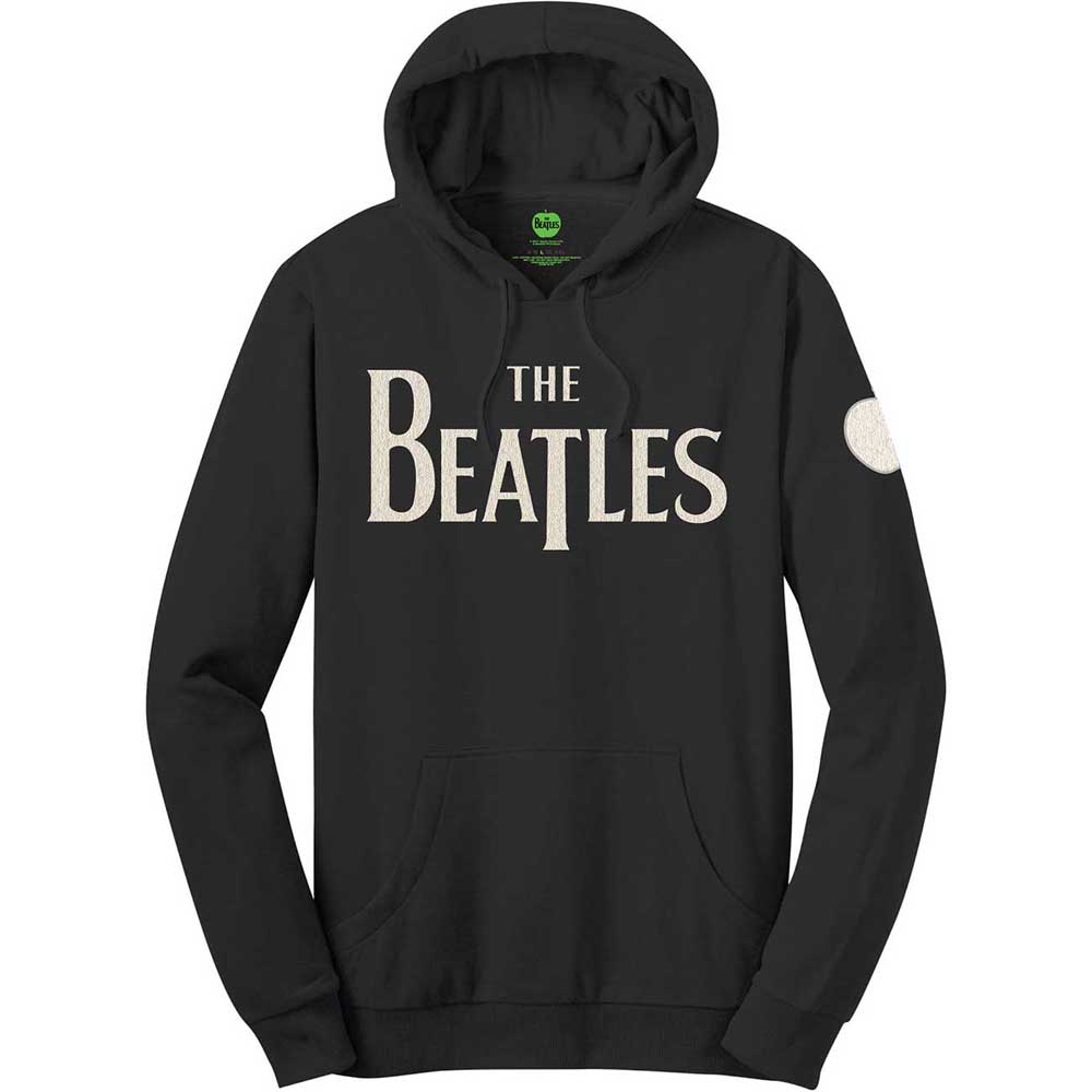 Mikina The Beatles - Logo & Apple, Unisex,Čierna,XL