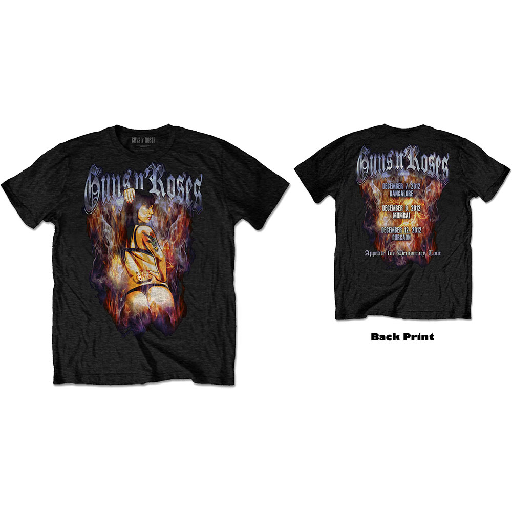 Tričko Guns N’ Roses - Torso, Unisex,Čierna,XXL
