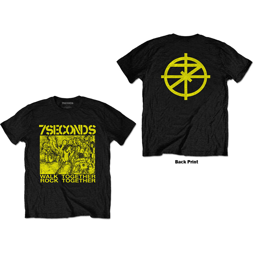 Tričko 7 Seconds - WTRT, Unisex,Čierna,S